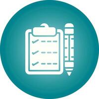 Writing pad Vector Icon