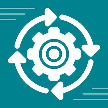 continuo integración vector icono