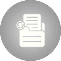 Document Sync Vector Icon
