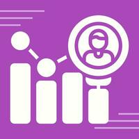 Customer Analytics Vector Icon