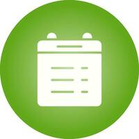 Calender Lines Vector Icon