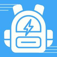 Smart Backpack Vector Icon