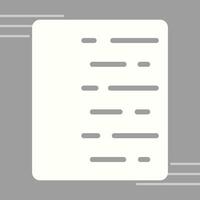 Document Align Right Vector Icon