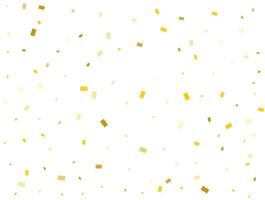 Light Golden Rectangles Confetti Background. Vector illustration