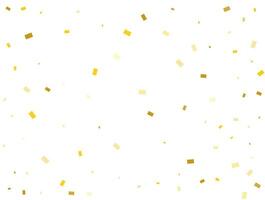 Light Golden Rectangles Confetti Background. Vector illustration