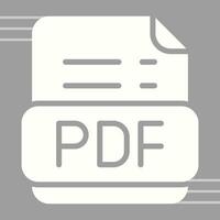 icono de vector de pdf