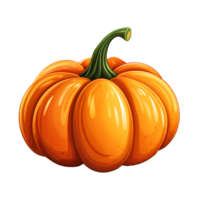 Fresh Pumpkin Illustration, Perfect for Poster Design and Stickers, ai generated png