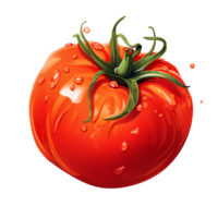 ilustrado tomates, Projeto elementos e decoração inspiração, ai gerado png