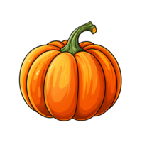 Fresh Pumpkin Element for Posters and Stickers Natural Touch, ai generated png