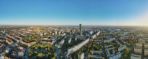 panorama de Wroclaw ciudad en Polonia. europeo ciudad arquitectura foto