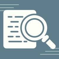 Document Search Vector Icon