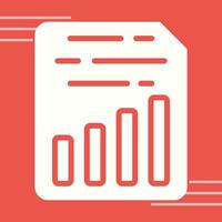 Document Insert Chart Vector Icon