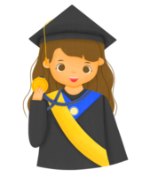 graduación ilustración personaje png