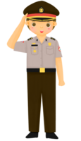indonesio policía oficial png