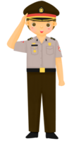 indonesisch Polizei Offizier png