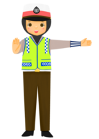 Indonesisch Politie officier png