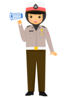 Indonesisch Politie officier png