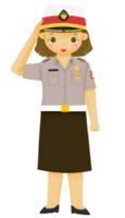 indonesisch Polizei Offizier png