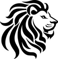 Lion, Minimalist and Simple Silhouette - Vector illustration