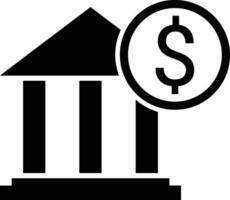 Bank finance icon symbol vector image. Illustration of the currency exchange investment financial saving bank design image