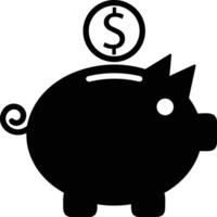 Bank finance icon symbol vector image. Illustration of the currency exchange investment financial saving bank design image