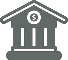 Bank finance icon symbol vector image. Illustration of the currency exchange investment financial saving bank design image