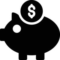 Bank finance icon symbol vector image. Illustration of the currency exchange investment financial saving bank design image