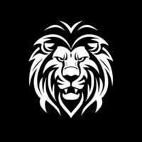 Lion, Minimalist and Simple Silhouette - Vector illustration