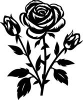 Roses - High Quality Vector Logo - Vector illustration ideal for T-shirt graphic