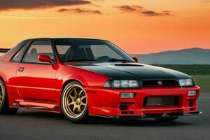 Sport car Nissan Skyline GTR 31 JDM. Pro Photo