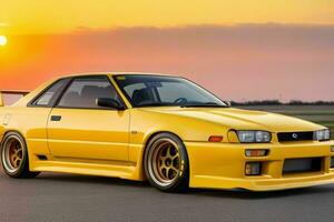 Sport car Nissan Skyline GTR 31 JDM. Pro Photo