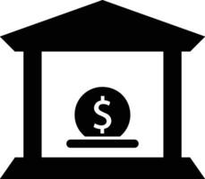 Bank finance icon symbol vector image. Illustration of the currency exchange investment financial saving bank design image