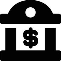 Bank finance icon symbol vector image. Illustration of the currency exchange investment financial saving bank design image