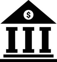 Bank finance icon symbol vector image. Illustration of the currency exchange investment financial saving bank design image