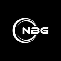 nbg logo diseño, inspiración para un único identidad. moderno elegancia y creativo diseño. filigrana tu éxito con el sorprendentes esta logo. vector