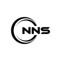 NNS Logo Design, Inspiration for a Unique Identity. Modern Elegance and Creative Design. Watermark Your Success with the Striking this Logo. vector