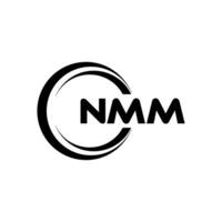 NMM Logo Design, Inspiration for a Unique Identity. Modern Elegance and Creative Design. Watermark Your Success with the Striking this Logo. vector