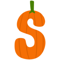 Halloween zucca alfabeto png