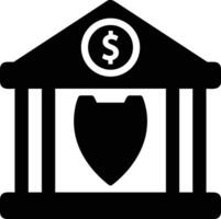 Bank finance icon symbol vector image. Illustration of the currency exchange investment financial saving bank design image