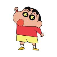 Shin Chan vector ilustración