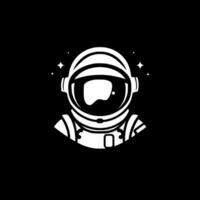 Astronaut, Minimalist and Simple Silhouette - Vector illustration