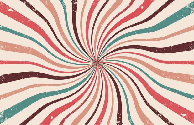 Retro vintage sunburst background Vector, Colorful Sunburst Textured Grunge Background