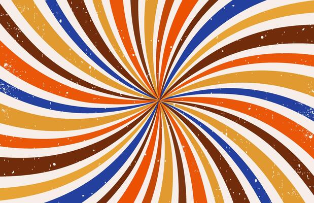 Retro vintage sunburst background Vector, Colorful Sunburst Textured Grunge Background
