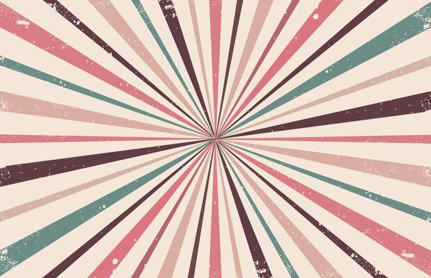 Retro vintage sunburst background Vector, Colorful Sunburst Textured Grunge Background