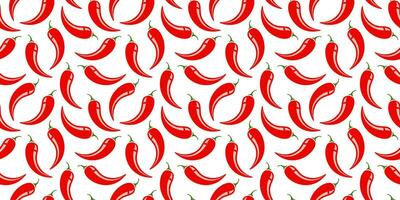 Vector seamless pattern of chilli pattern.