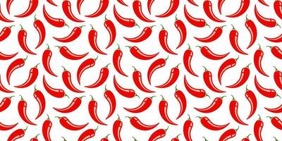 Vector seamless pattern of chilli pattern.