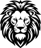 Lion, Minimalist and Simple Silhouette - Vector illustration