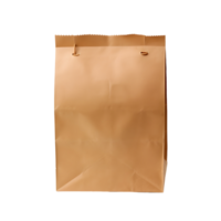 arte papel bolsa bolso frente ver aislado. ai generado png