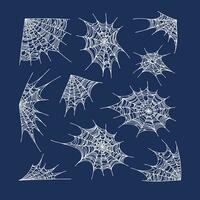 Cobweb vector illustration spider webs