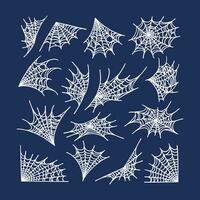 Cobweb vector illustration spider webs